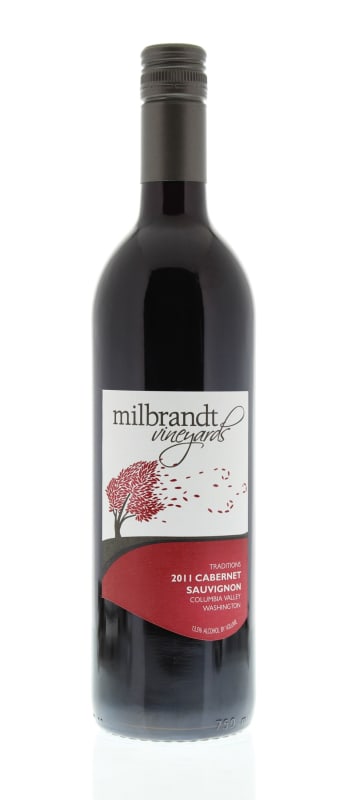 Milbrandt Traditions Cabernet Sauvignon 2011 Front Bottle Shot