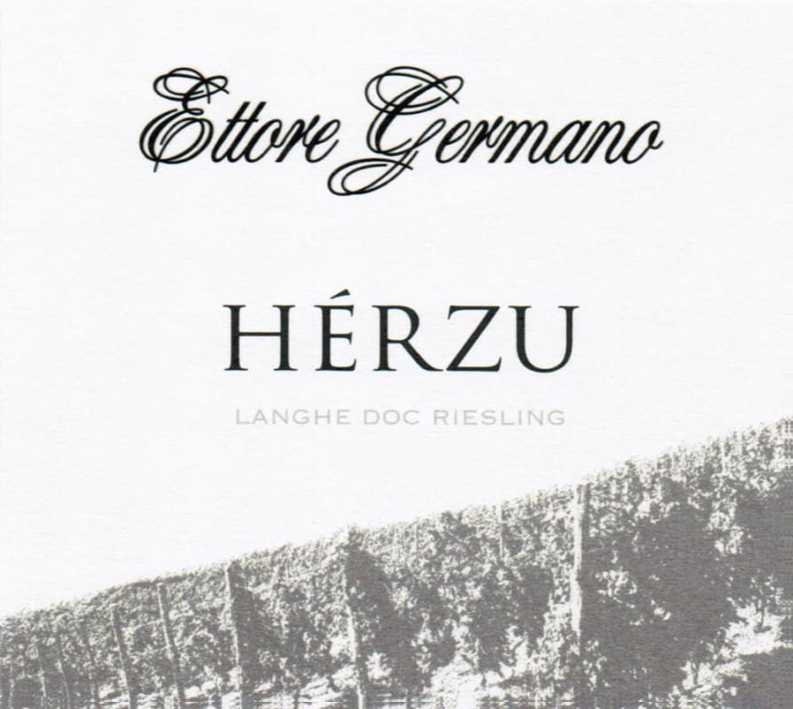Ettore Germano Herzu Riesling 2014 Front Label