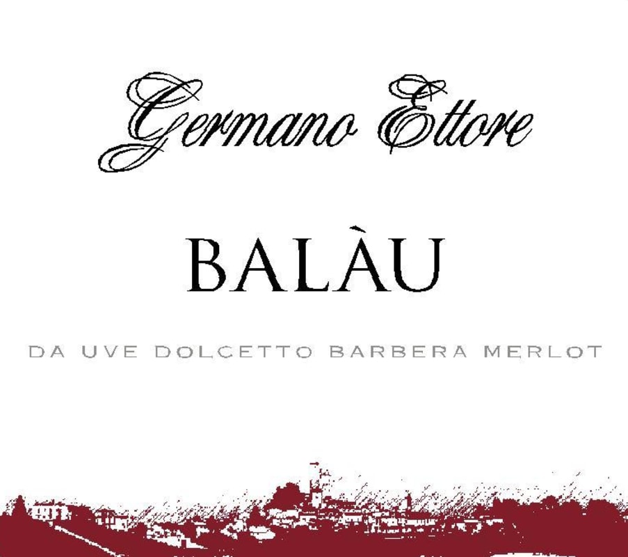 Ettore Germano Langhe Balau Rosso 2005 Front Label