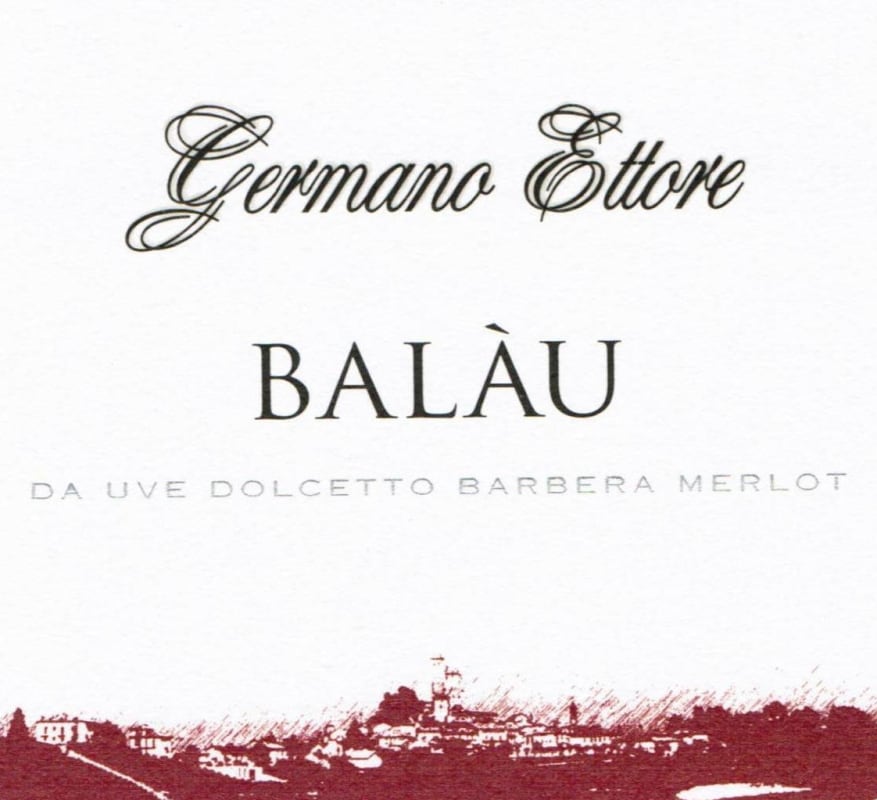 Ettore Germano Langhe Balau Rosso 2011 Front Label