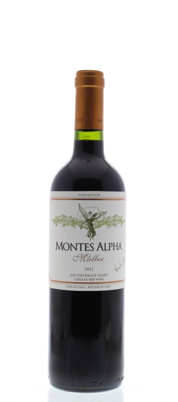 Montes Alpha Series Malbec 2011 Front Bottle Shot
