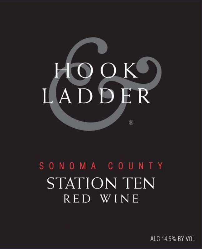Hook & Ladder Station Ten Red 2010 Front Label