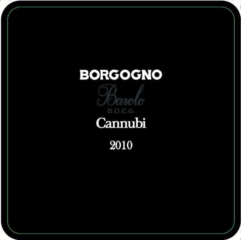 Borgogno Barolo Cannubi 2010 Front Label