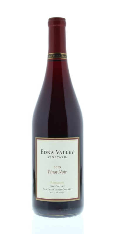 Edna Valley Vineyard Paragon Vineyard Pinot Noir 2011 Front Bottle Shot