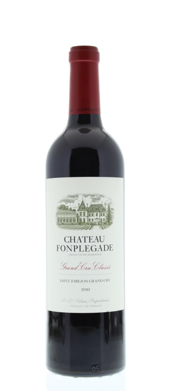 Chateau Fonplegade 2010 Front Bottle Shot