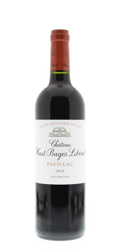 Chateau Haut-Bages Liberal 2010 Front Bottle Shot