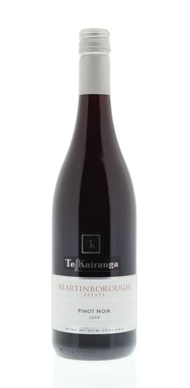 Te Kairanga Pinot Noir 2009 Front Bottle Shot