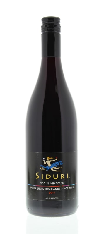 Siduri Pisoni Vineyard Pinot Noir 2011 Front Bottle Shot