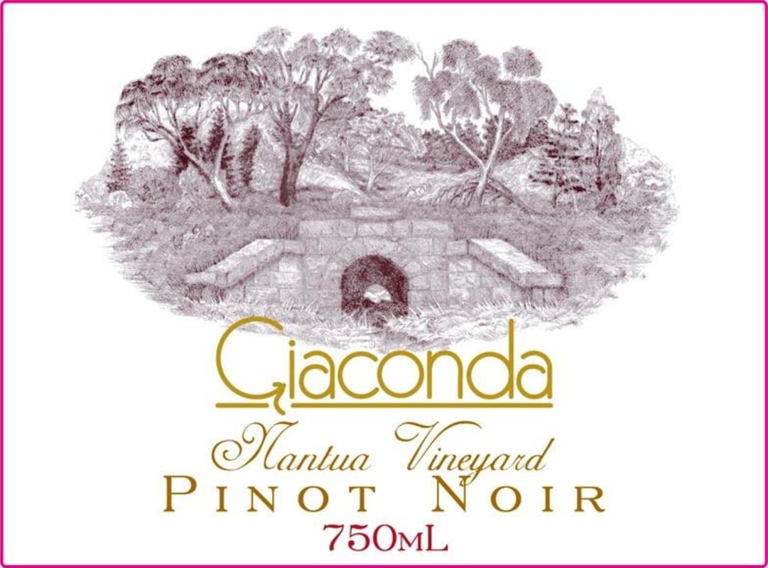 Giaconda Pinot Noir 2009 Front Label
