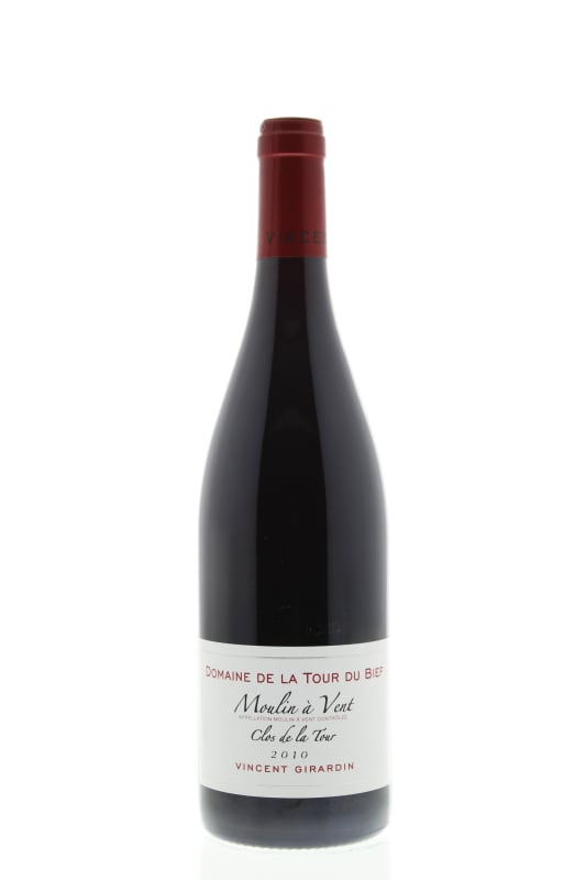 Vincent Girardin Moulin-a-Vent Domaine de la Tour du Bief 2010 Front Bottle Shot