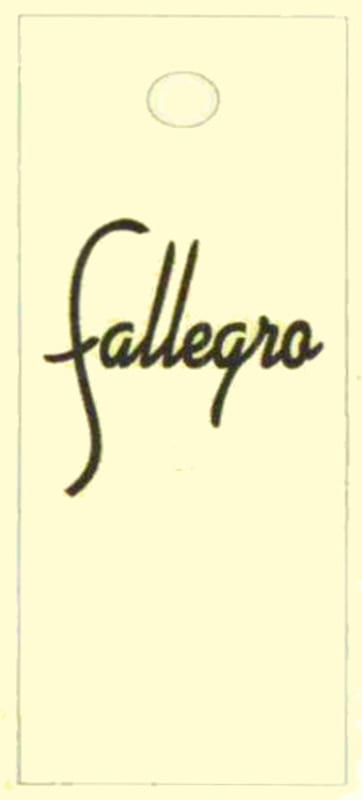 Gianni Gagliardo Fallegro 2012 Front Label