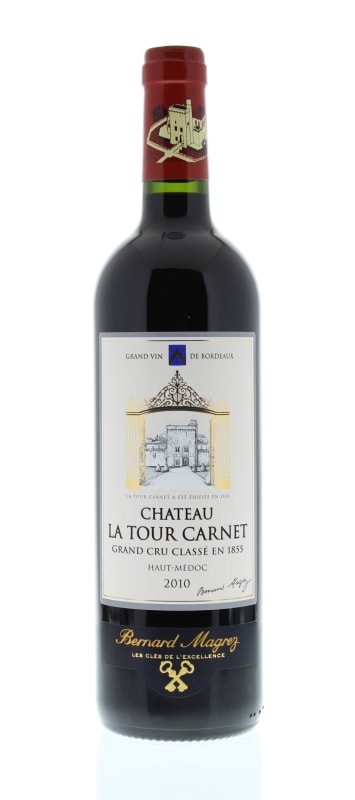 Chateau La Tour Carnet 2010 Front Bottle Shot
