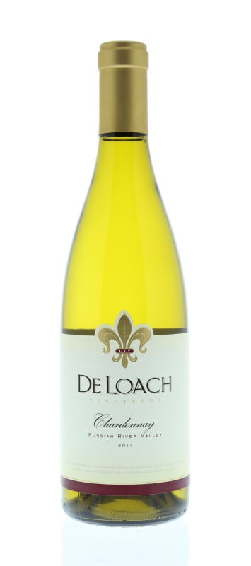 DeLoach Russian River Chardonnay 2011 Front Bottle Shot