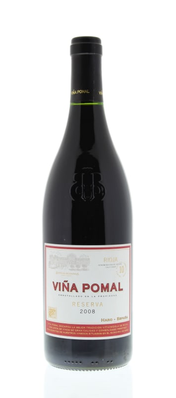 Bodegas Bilbainas Vina Pomal Reserva 2008 Front Bottle Shot