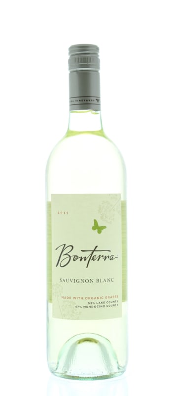 Bonterra Organically Grown Sauvignon Blanc 2011 Front Bottle Shot