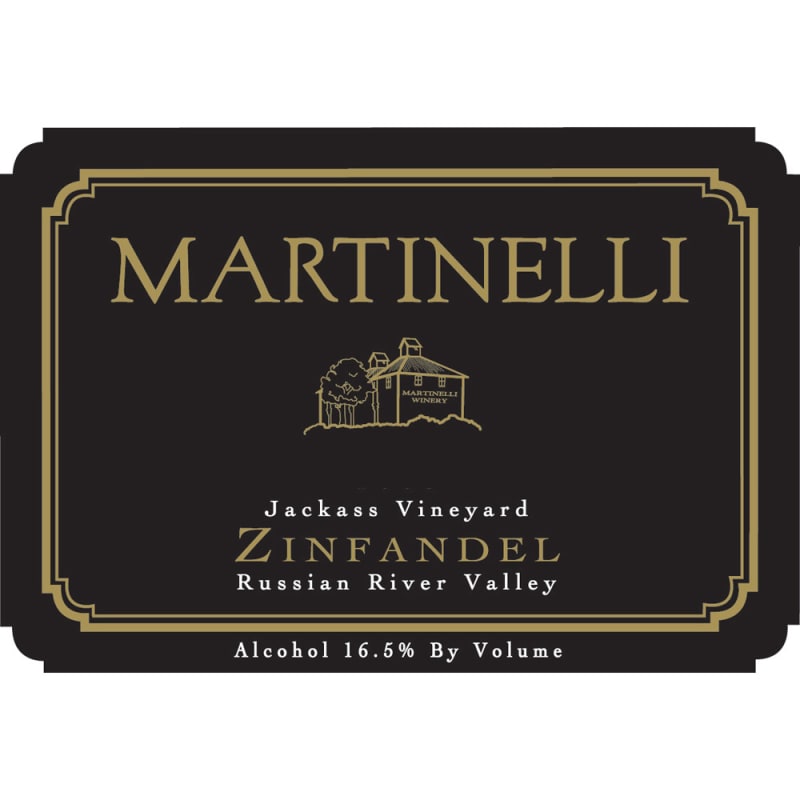 Martinelli Jackass Vineyard Zinfandel 2006 Front Label