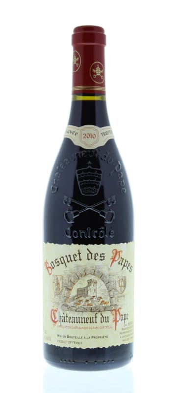Bosquet des Papes Chateauneuf-du-Pape Tradition 2010 Front Bottle Shot
