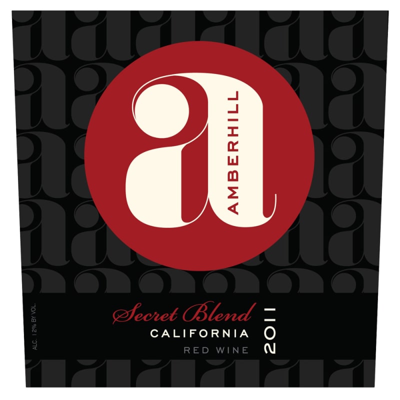 Amberhill Secret Red Blend 2011 Front Label