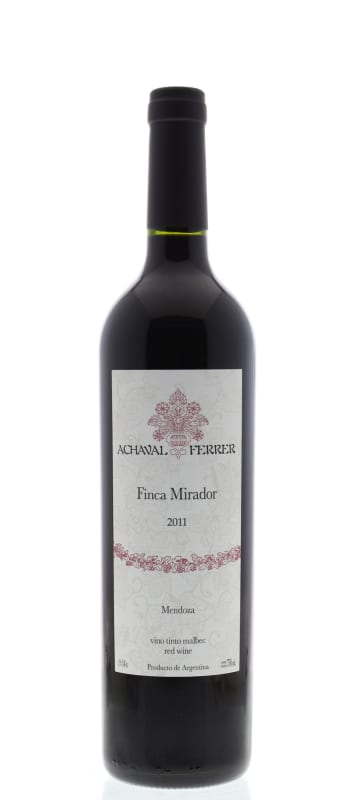 Achaval Ferrer Finca Mirador Malbec 2011 Front Bottle Shot