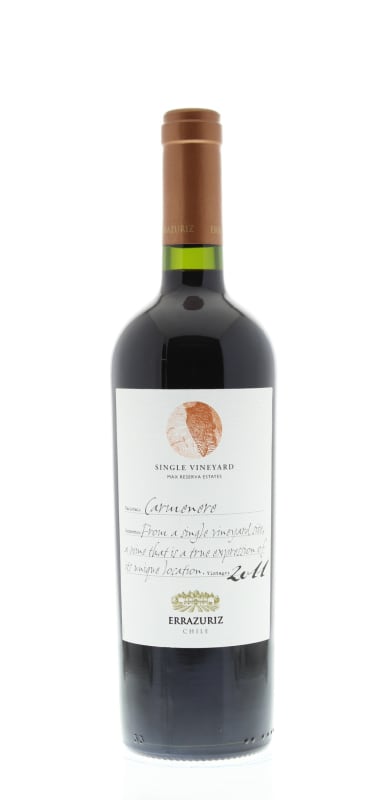 Errazuriz Single Vineyard Carmenere 2011 Front Bottle Shot