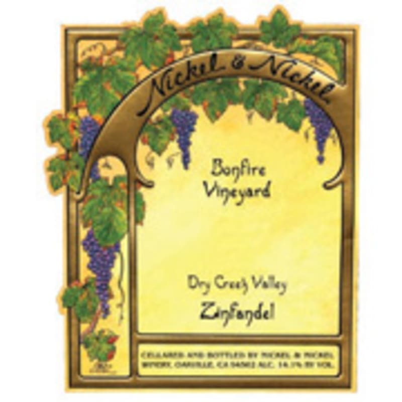 Nickel & Nickel Bonfire Vineyard Zinfandel 2007 Front Label