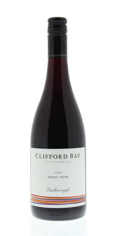 Clifford Bay Marlborough Pinot Noir 2010 Front Bottle Shot