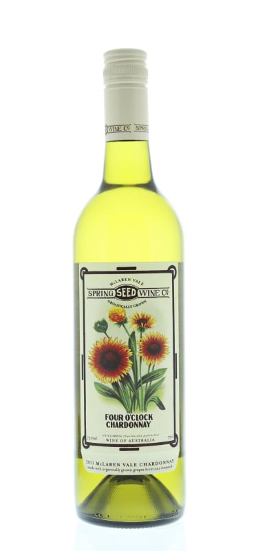Spring Seed Wine Co. Chardonnay 2011 Front Bottle Shot