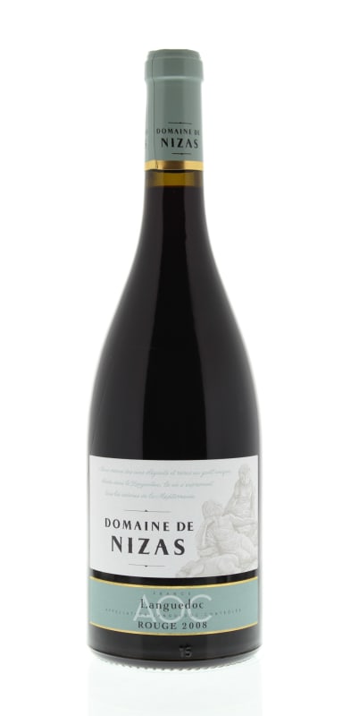 Domaine de Nizas Languedoc Rouge 2008 Front Bottle Shot