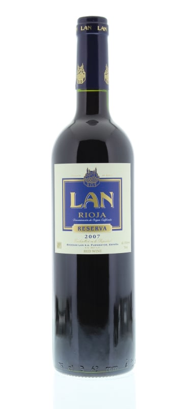 Bodegas Lan Rioja Reserva 2007 Front Bottle Shot