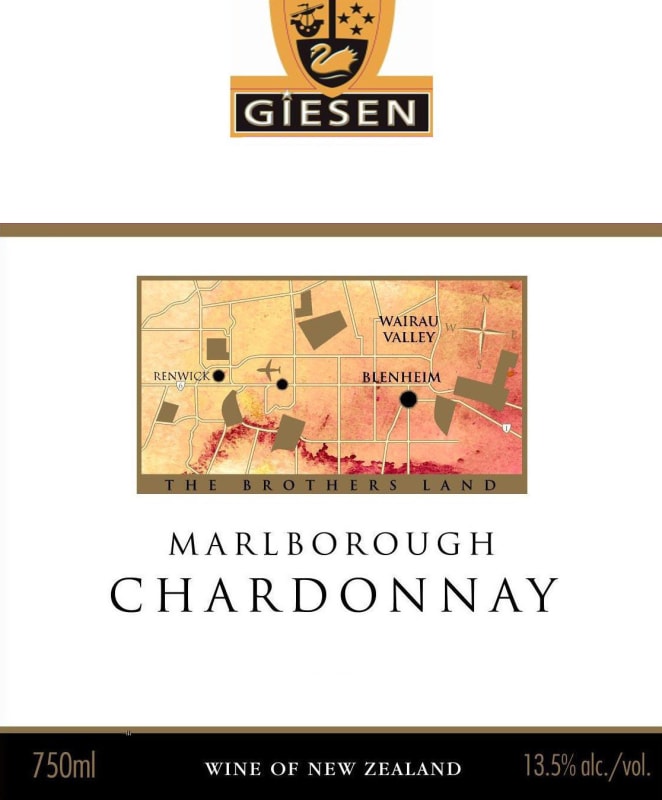 Giesen The Brothers Chardonnay 2008 Front Label