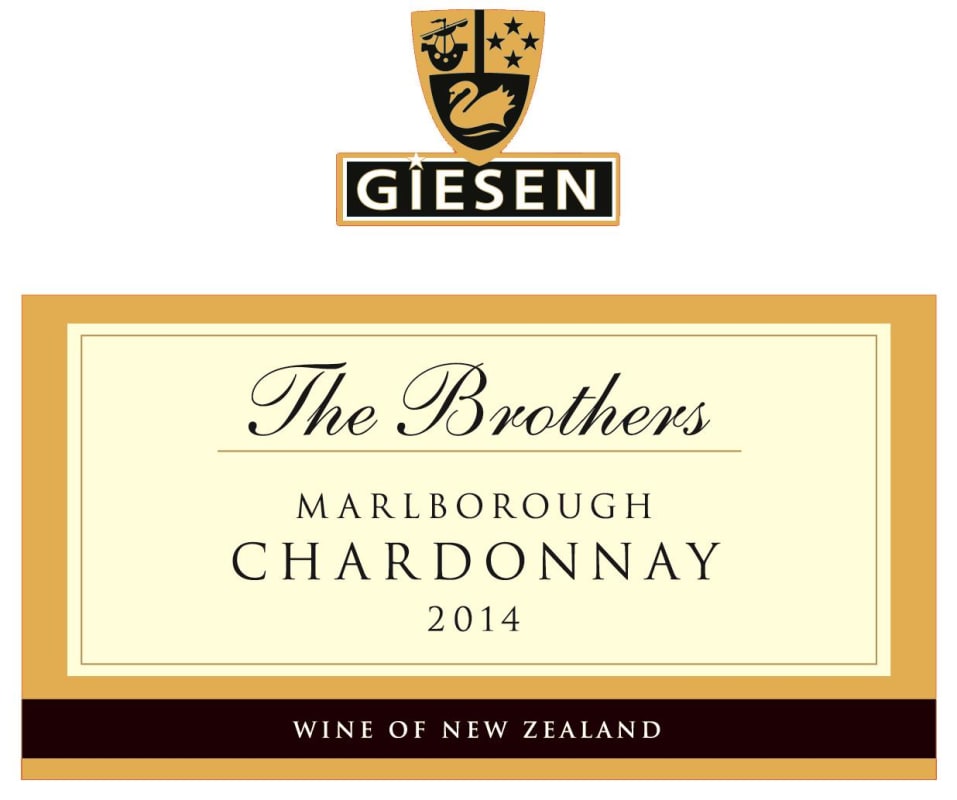 Giesen The Brothers Chardonnay 2014 Front Label