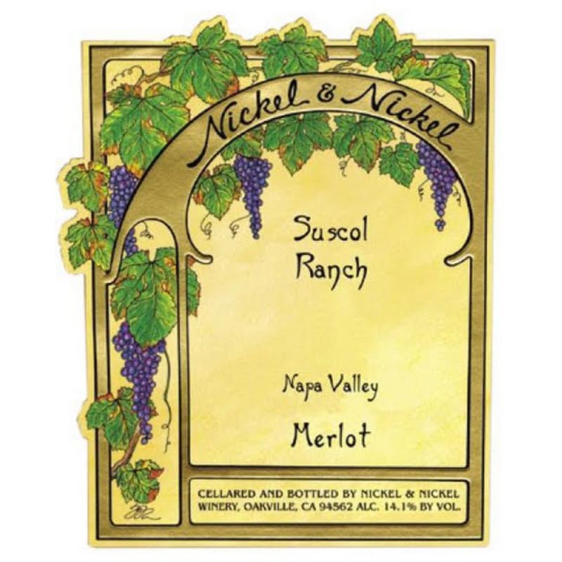 Nickel & Nickel Suscol Ranch Merlot 2006 Front Label