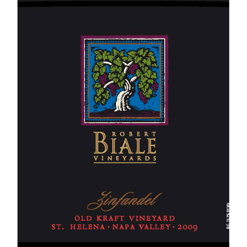 Robert Biale Vineyards Old Kraft Zinfandel 2009 Front Label