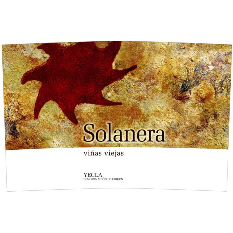 Bodegas Castano Solanera 2010 Front Label