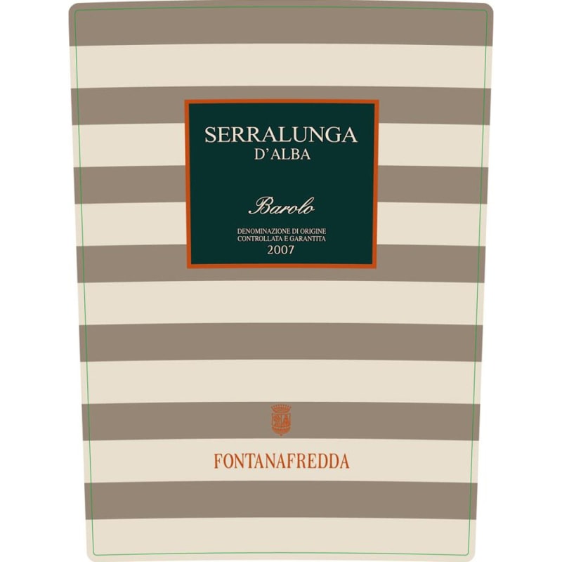 Fontanafredda Serralunga d'Alba Barolo (1 Liter) 2007 Front Label