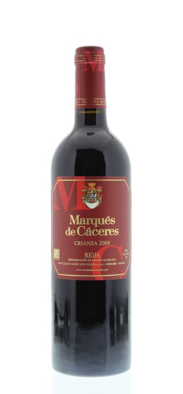 Marques de Caceres Rioja Crianza 2009 Front Bottle Shot