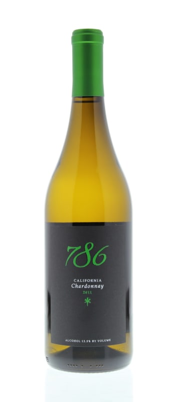 786 Wines Chardonnay 2011 Front Bottle Shot