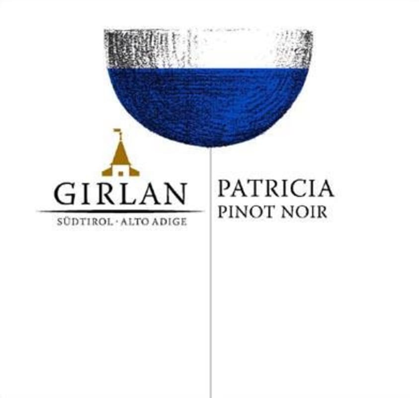 Girlan Alto Adige-Sudtirol Patricia Pinot Noir 2014 Front Label
