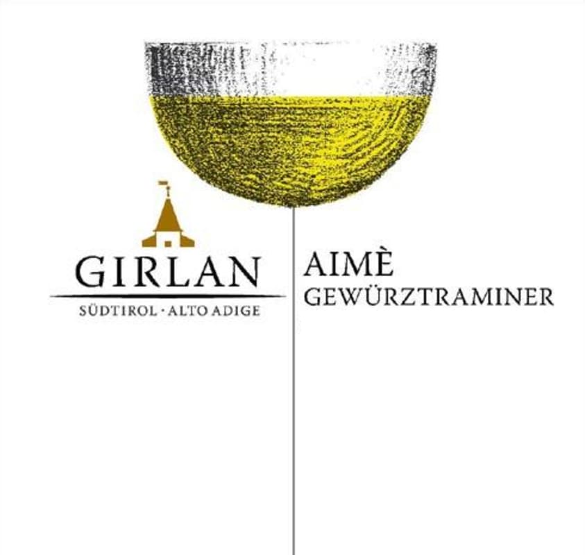 Girlan Alto Adige-Sudtirol Aime Gewurztraminer 2012 Front Label