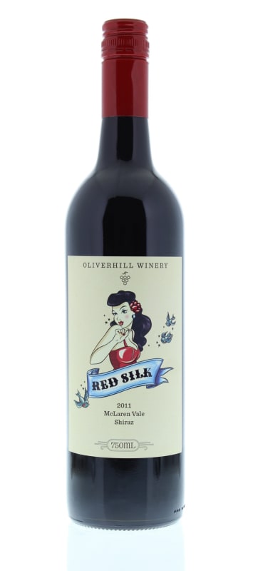 Oliverhill Red Silk Shiraz 2011 Front Bottle Shot