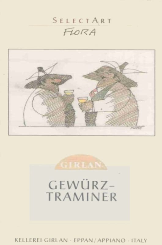 Girlan Alto Adige Sudtirol Flora Gewurztraminer 2014 Front Label
