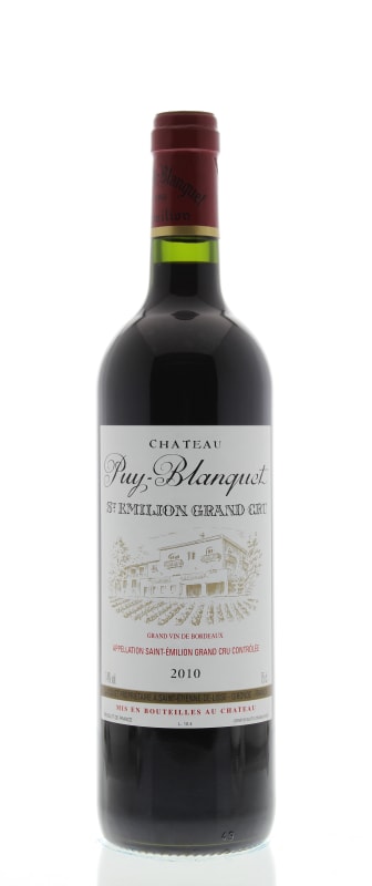 Chateau Puy Blanquet 2010 Front Bottle Shot