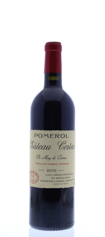 Chateau Certan de May 2010 Front Bottle Shot