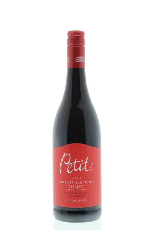 Ken Forrester Petit Cabernet Sauvignon/Merlot 2012 Front Bottle Shot