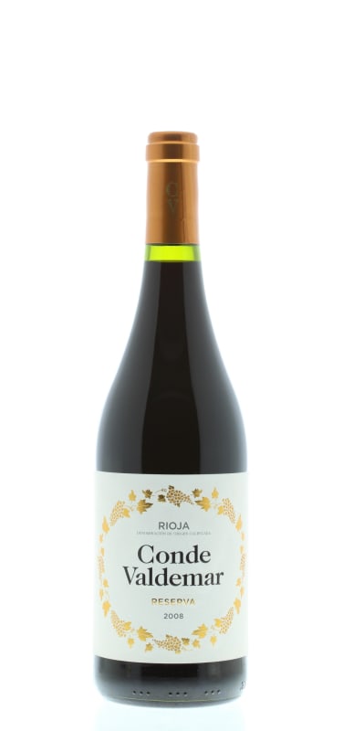 Bodegas Valdemar Conde de Valdemar Reserva 2008 Front Bottle Shot