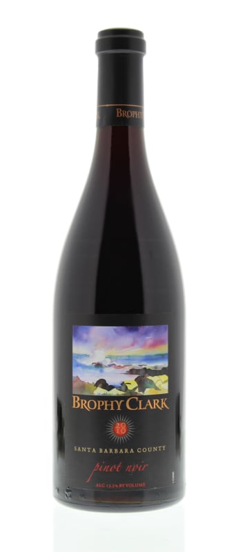 Brophy Clark Santa Barbara Pinot Noir 2010 Front Bottle Shot