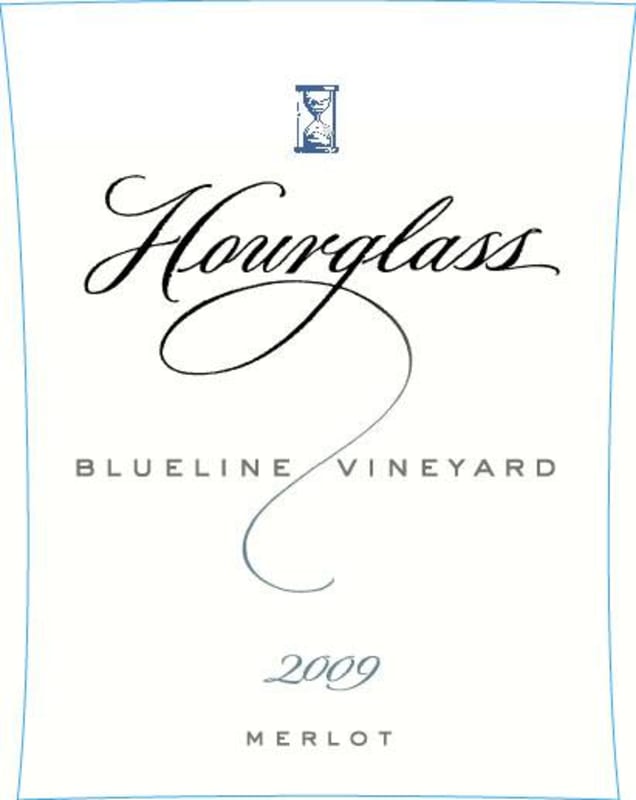 Hourglass Blueline Vineyard Merlot 2009 Front Label