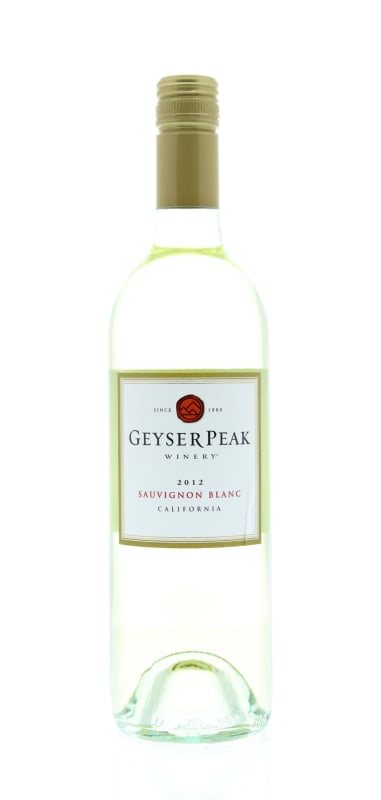 Geyser Peak Sauvignon Blanc 2012 Front Bottle Shot