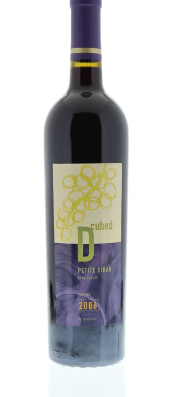 D-Cubed Cellars Napa Valley Petite Sirah 2006 Front Bottle Shot