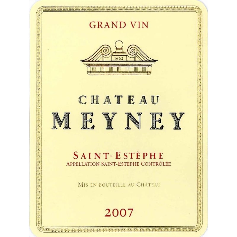 Chateau Meyney 2007 Front Label